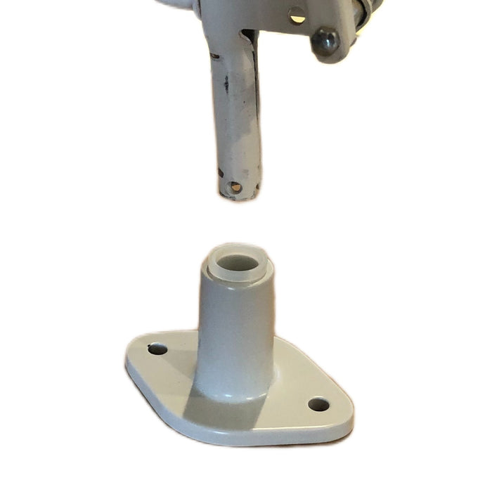 Luxo 50005LG C-Surface Mount Bracket, Lt Grey
