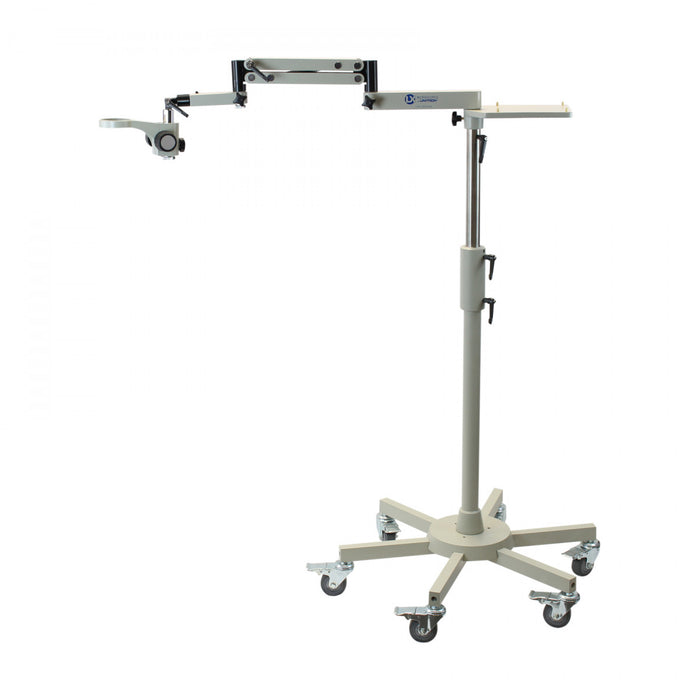 LX 23798 Floor stand with casters and articulated v7 arm with focus mount 23mm