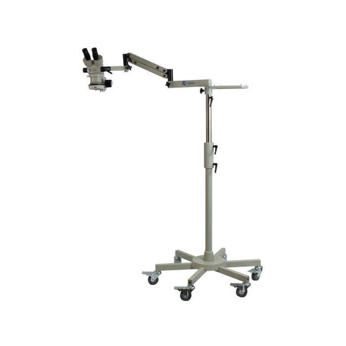 LX 23798 Floor stand with casters and articulated v7 arm with focus mount 23mm