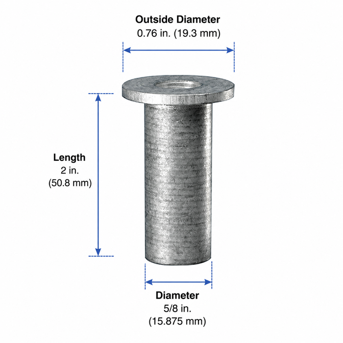Luxo 31639 Flush-Surface Mount Bushing
