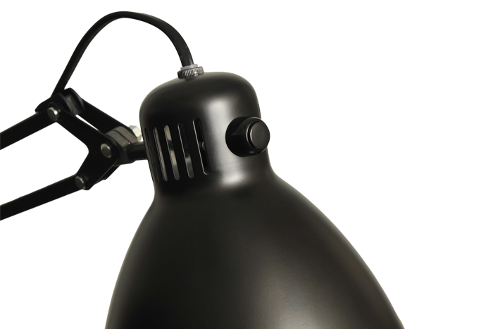 Luxo L-1 LED task light with edge clamp, Silver Grey