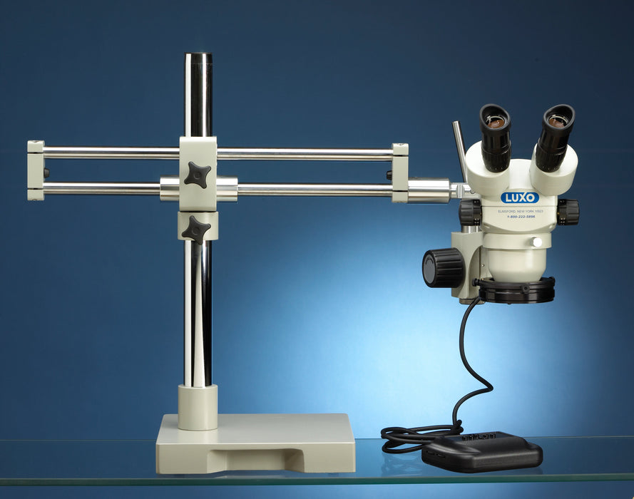 Luxo Microscope Syetem S-Z 23mm Binocular, RB Stand, Dimmable LED Ring Light