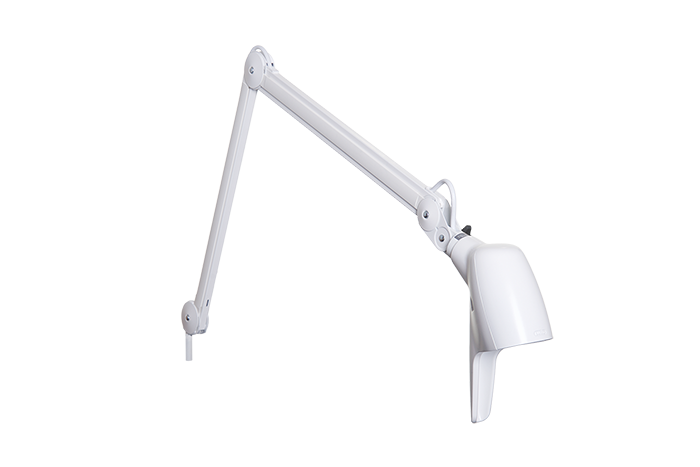 Luxo CAG026584, Carelite LED, 45" arm, and edge clamp mount