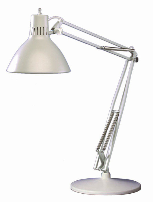 Luxo LS1E-WT Compact Fluorescent Task Light