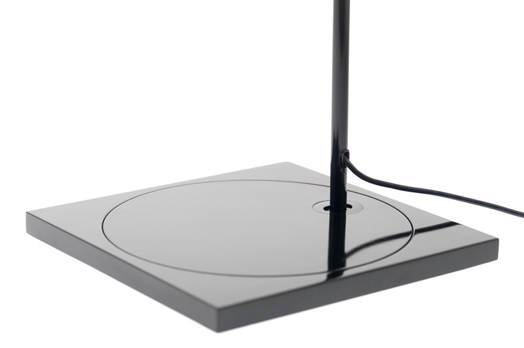 Luxo Ninety LED task light with table-desk base, Metallic Black Gloss